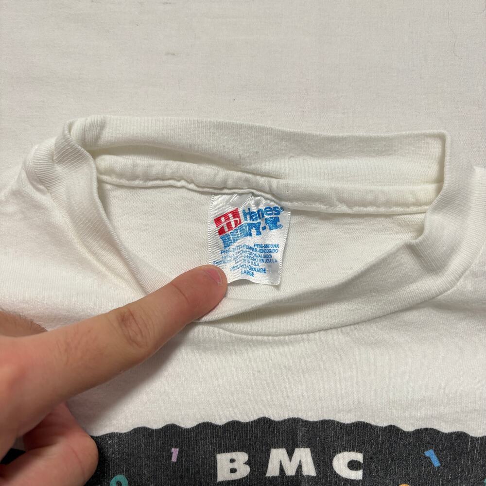Vtg 90's Bmc Software Tech Computer Graphic Short… - image 4